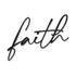 Faith sign Beautiwall home decor wall art