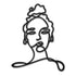 Females face Beautiwall home decor wall art