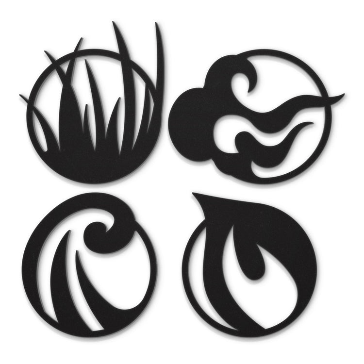The 4 elements Beautiwall home decor wall art