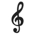 Music Key sign Beautiwall home decor wall art